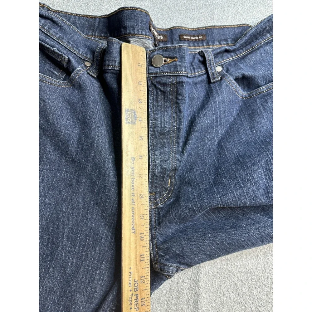 Michael Kors Grant Classic Fit Jeans Mens 40x30 (38x27) Blue‎ Straight Denim